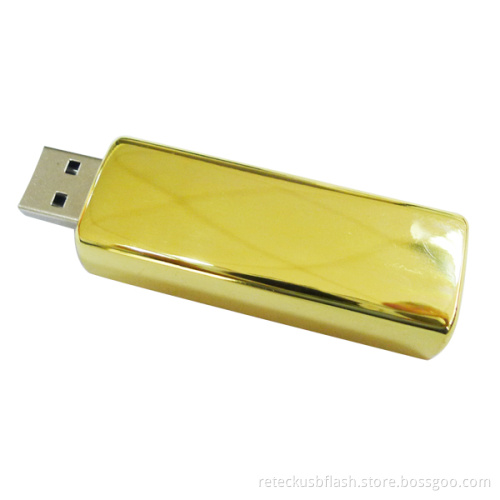 Metal Gold Bars USB Flash Drive with Logo